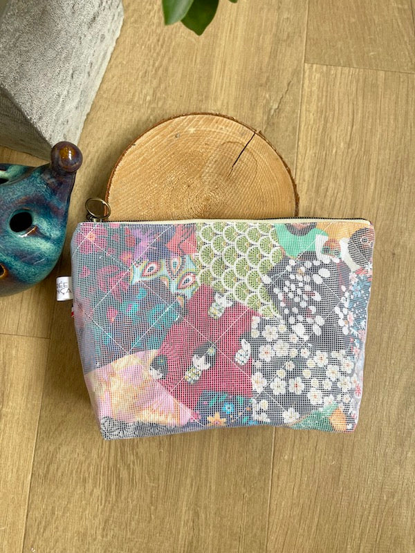 Trousse en chutes de coton Oeko-Tex – Pièce unique - Sacrée Française