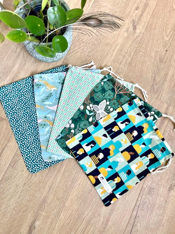 Kit of 5 Reusable Bulk Bags