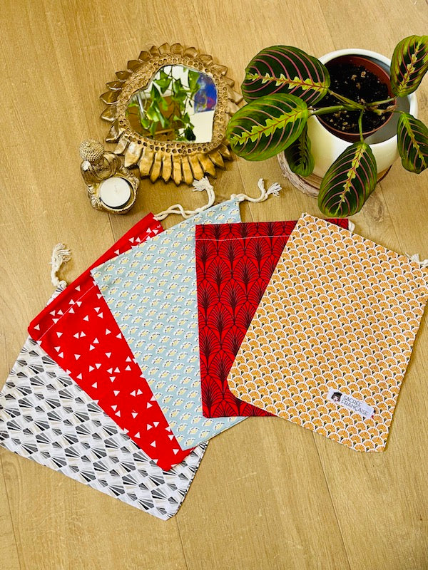 Kit of 5 Reusable Bulk Bags