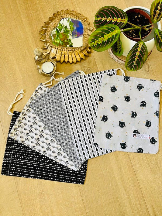 Kit de 5 Sacs à Vrac Réutilisables
