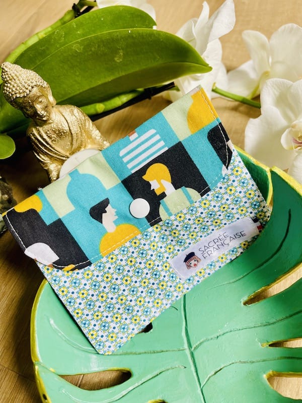 Pochette à savon imperméable, faite main à Lyon — Sacrée Française