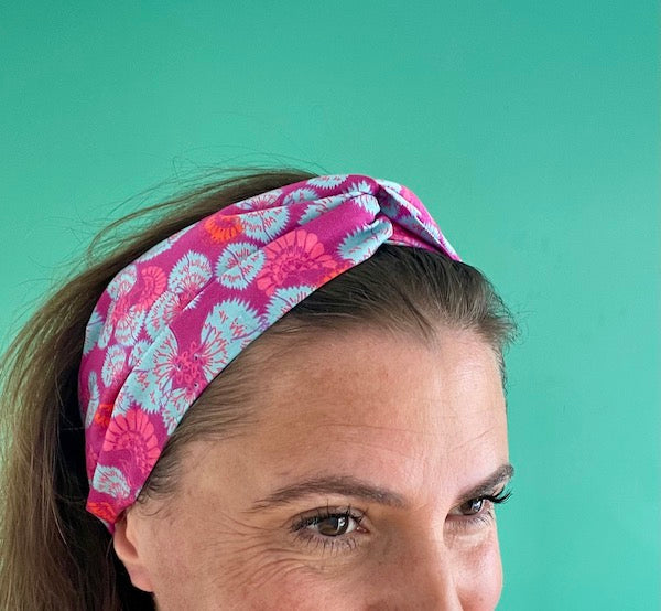 Bandeau Cheveux Torsadé Coton Oeko-Tex | Fait Main à Lyon | Sacrée Française