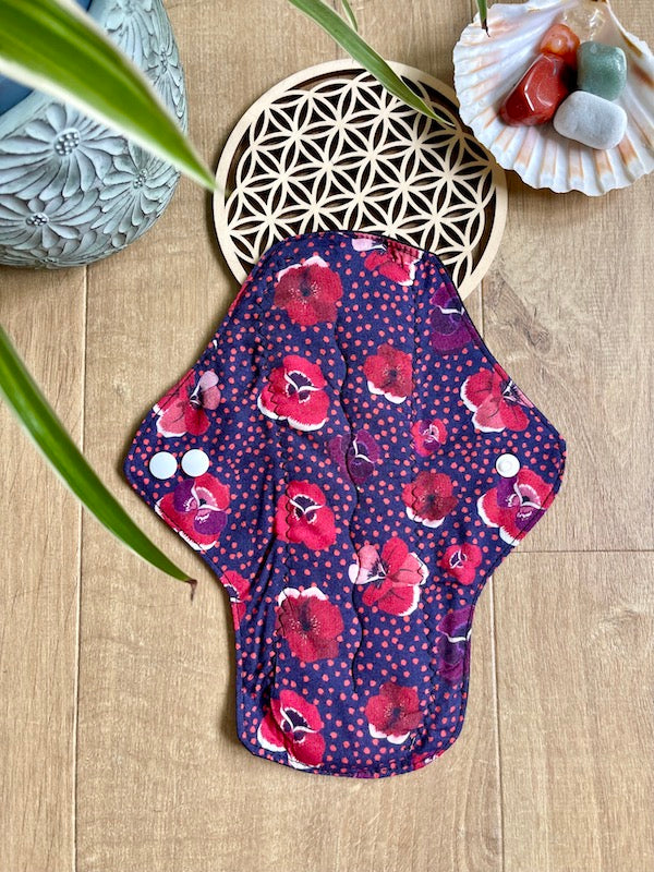 Serviette hygiénique lavable flux abondant où pour la nuit