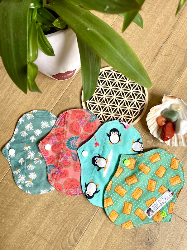 Lot de 4 minis protège-slips