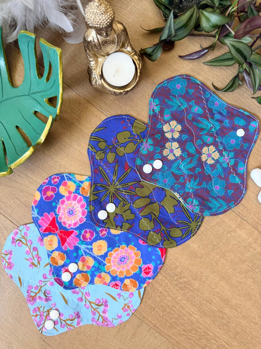 Lot de 4 protège-slips lavables