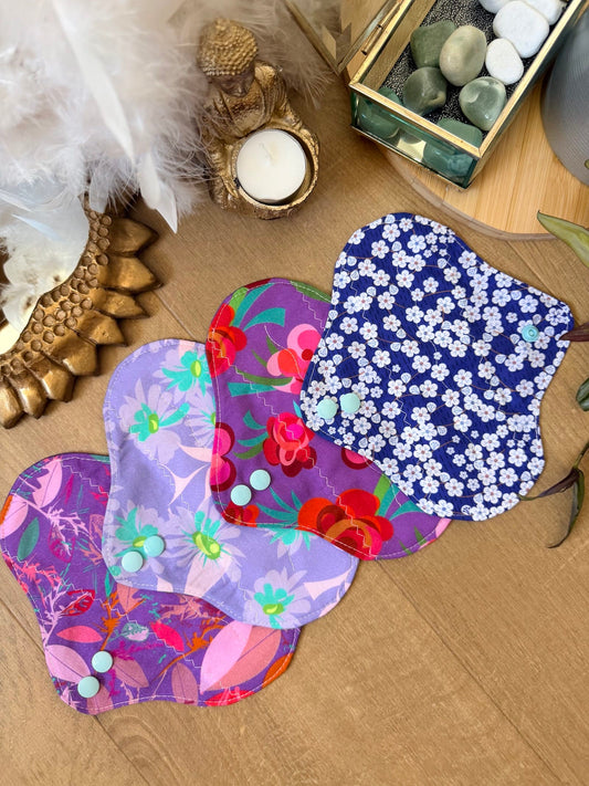 Lot de 4 protège-slips lavables