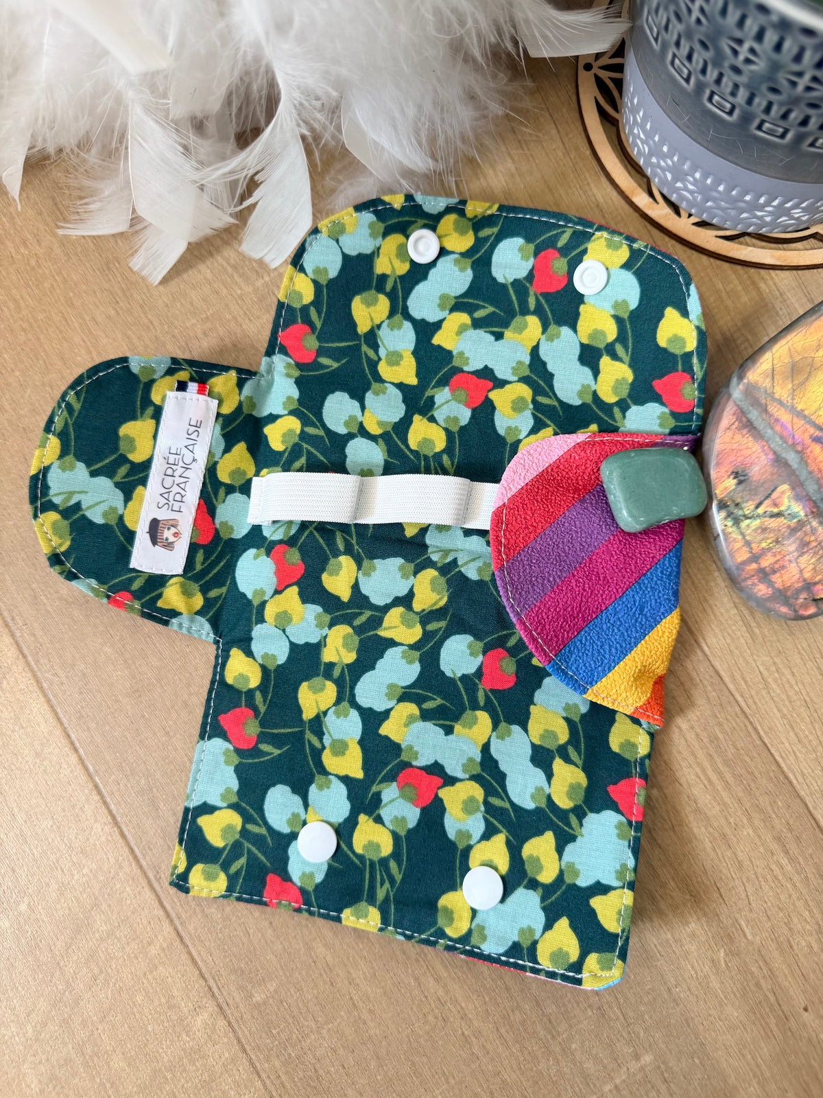Pochette huile essentielle verte