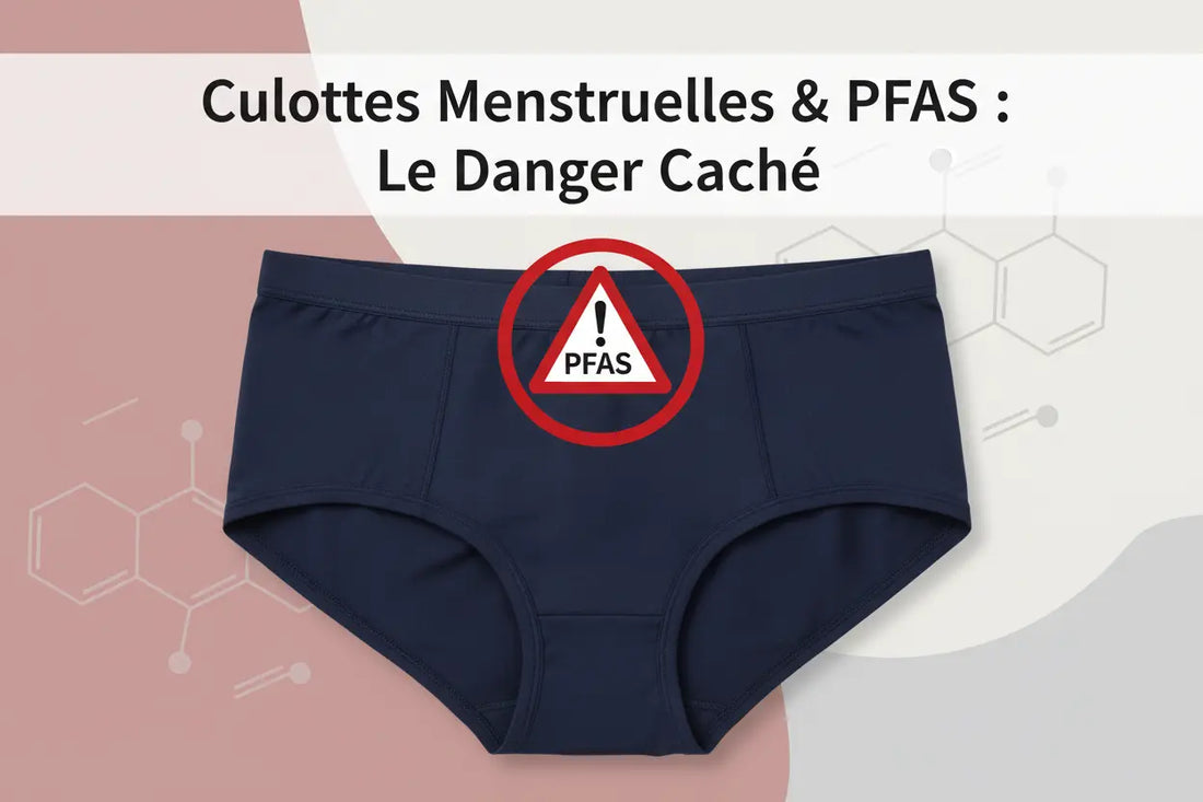Protections périodiques et PFAS : pourquoi Sacrée Française ne fabrique pas de culotte menstruelle