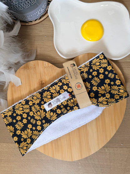 Bandeau de soin fleur moutarde