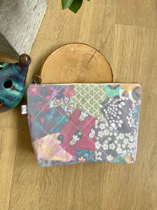 Trousse en chutes de coton Oeko-Tex – Pièce unique - Sacrée Française