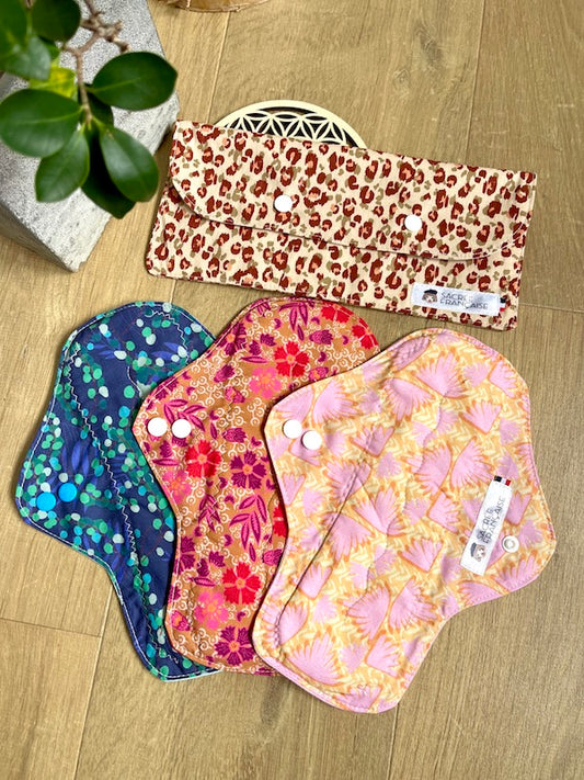 Lot 3 flux abondants plus une pochette de transport imperméable taille L