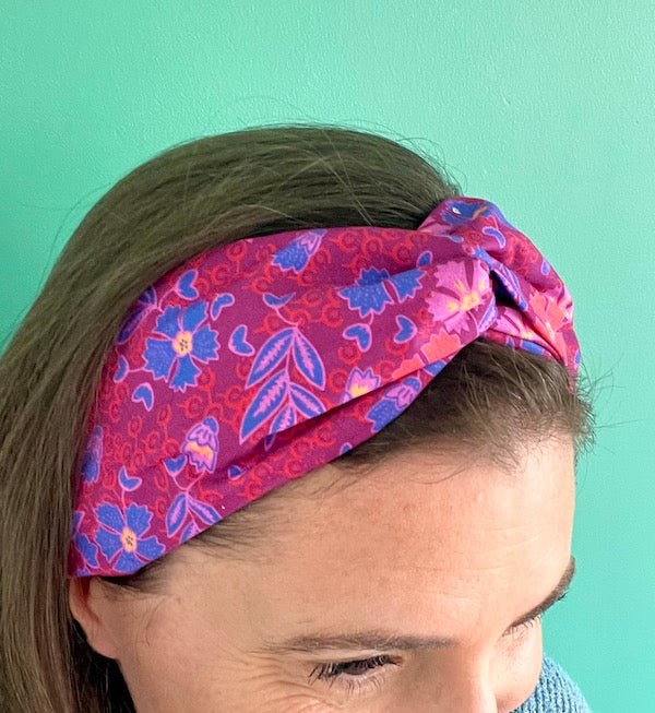 Bandeau Cheveux Torsadé Coton Oeko-Tex | Fait Main à Lyon | Sacrée Française - Sacrée Française