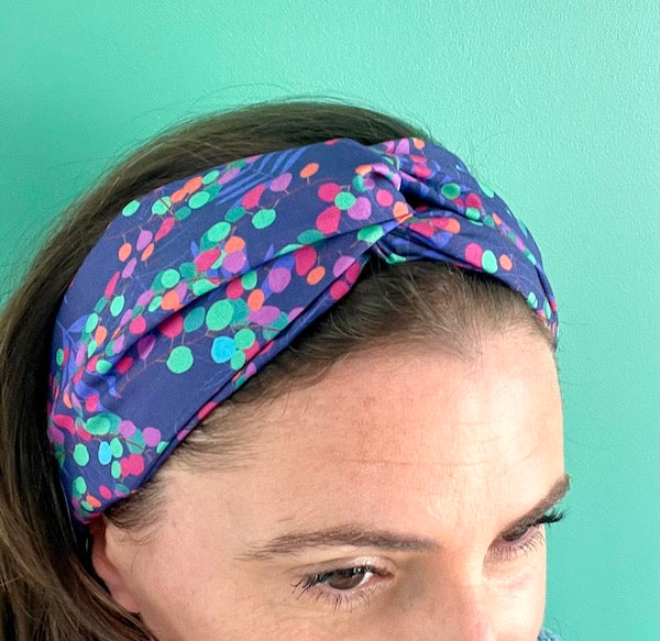 Bandeau Cheveux Torsadé Coton Oeko-Tex | Fait Main à Lyon | Sacrée Française - Sacrée Française