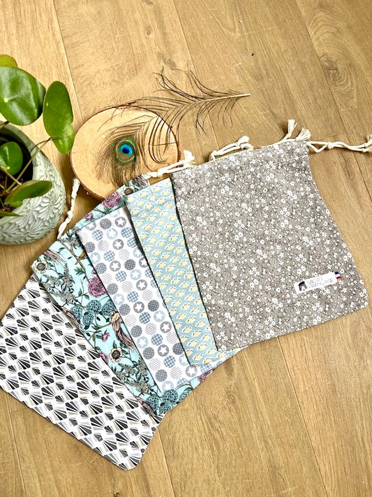 Kit de 5 Sacs à Vrac Réutilisables