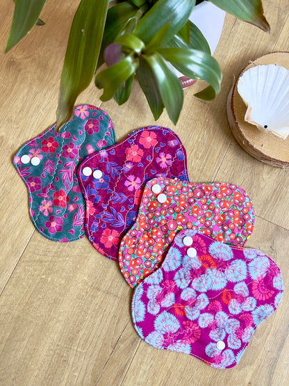 Lot de 4 protège-slips lavables