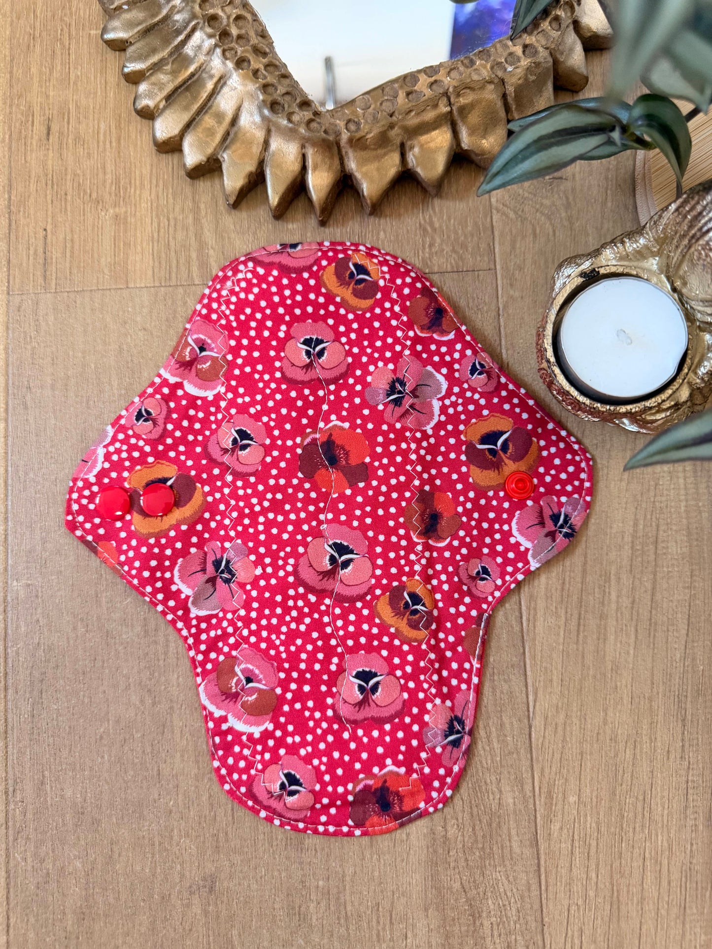 Sacrée Française Protections périodiques Serviette hygiénique lavable flux moyen Serviette lavable flux moyen Oeko-Tex