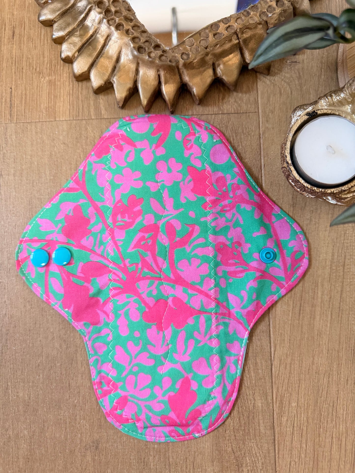 Sacrée Française Protections périodiques Serviette hygiénique lavable flux moyen Serviette lavable flux moyen Oeko-Tex