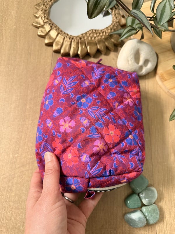 Sacrée Française Accessoires du quotidien Trousse de toilette molletonnée Trousse de toilette molletonnée