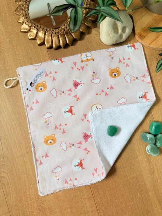 Sacrée Française Accessoires Cosmétiques Serviette visage Serviette visage lavable Oeko-Tex