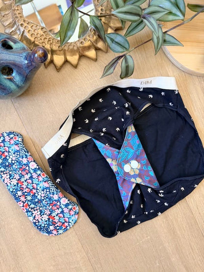 Protège-slip lavable Oeko-Tex, fait main à Lyon, Sacrée Française