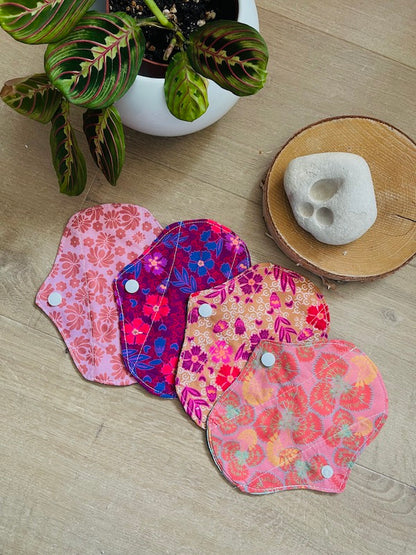 LOT DE 4 MINIS PROTÈGE-SLIPS LAVABLES