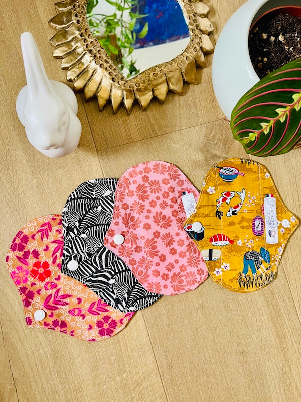 LOT DE 4 MINIS PROTÈGE-SLIPS LAVABLES