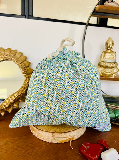 Pochon Imperméable Multi-Usages Sacrée Française | Fait Main en France | Zéro Déchet & Discret (24x24 cm)