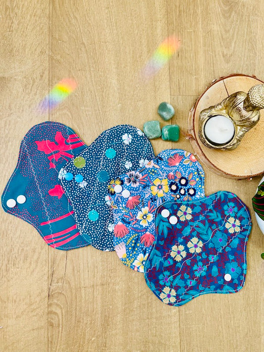 Lot de 4 protège-slips lavables