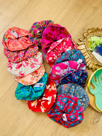 Oeko-Tex cotton scrunchies