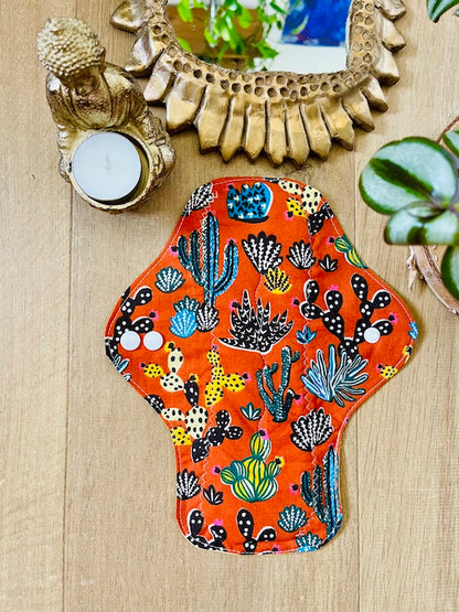 Serviette hygiénique lavable flux abondant où pour la nuit