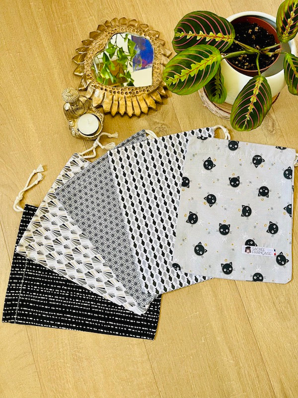 Kit of 5 Reusable Bulk Bags
