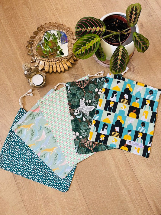 Kit of 5 Reusable Bulk Bags