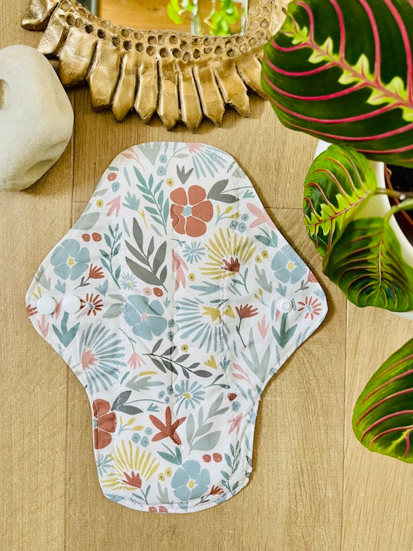 Serviette hygiénique lavable flux abondant où pour la nuit