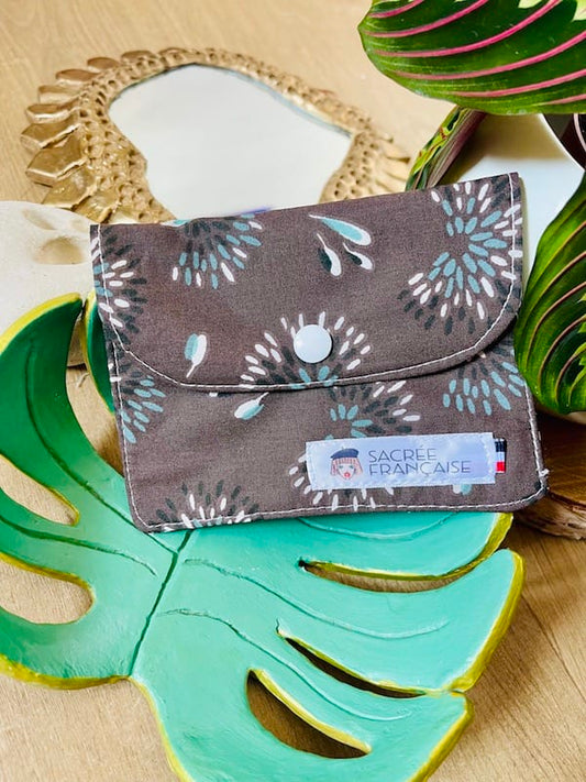 Pochette à savon imperméable, faite main à Lyon, Sacrée Française