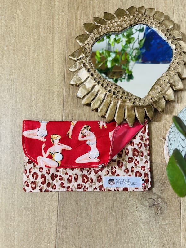 Sacrée Française Accessoires Cosmétiques Pochette imperméable taille S Pochette Imperméable Taille S | Compacte, Pratique et Écologique