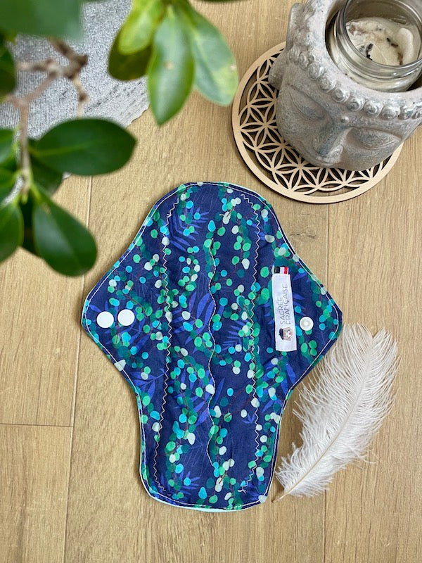 Serviette hygiénique lavable flux abondant où pour la nuit - Sacrée Française