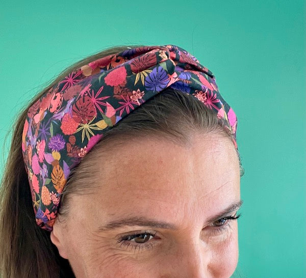 Bandeau Cheveux Torsadé Coton Oeko-Tex | Fait Main à Lyon | Sacrée Française