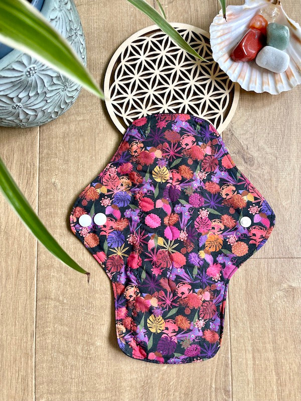 Serviette hygiénique lavable flux abondant où pour la nuit
