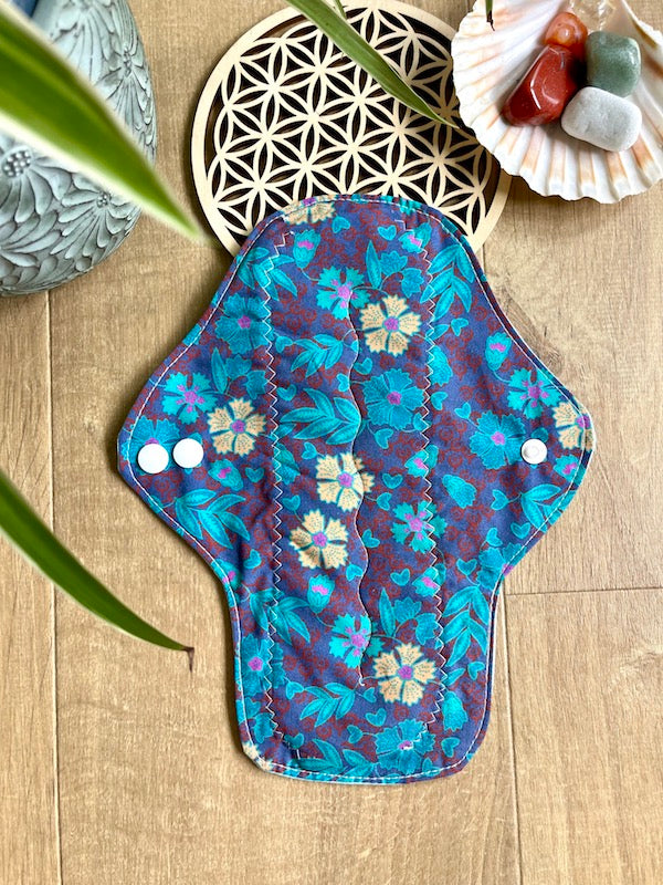 Serviette hygiénique lavable flux abondant où pour la nuit