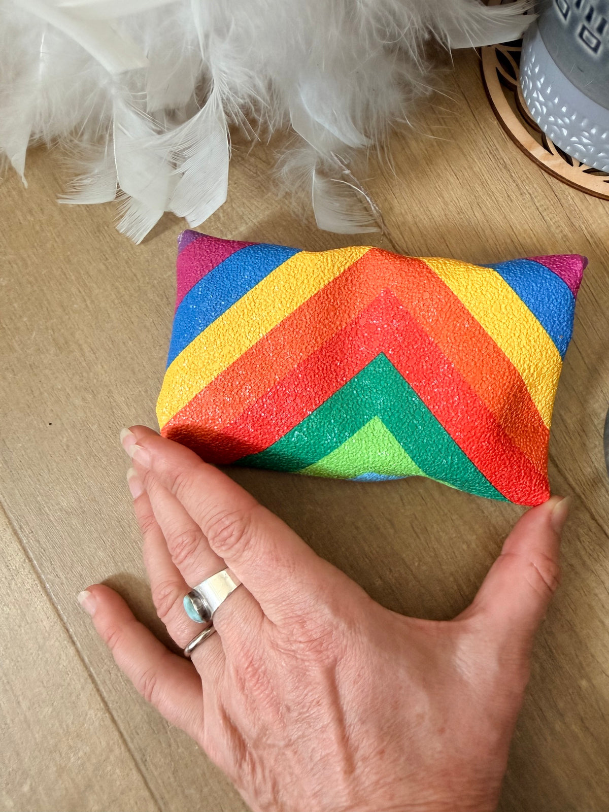 Pochette huile essentielle dos