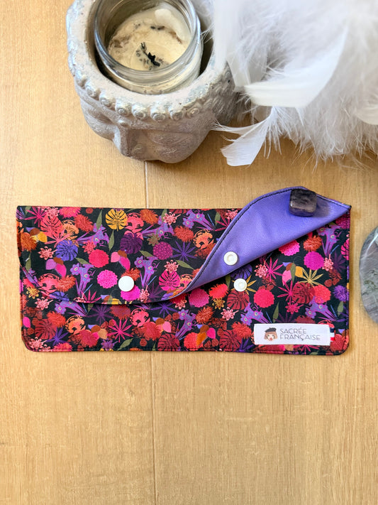 Pochette imperméable Taille L tropique fond noir
