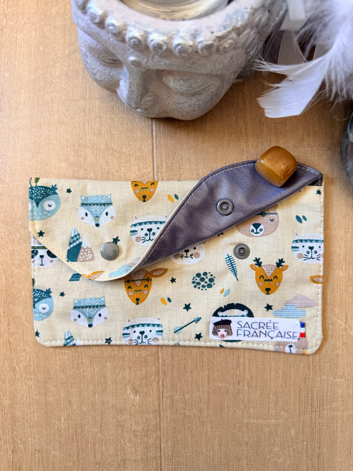 Pochette imperméable taille S animaux indiens