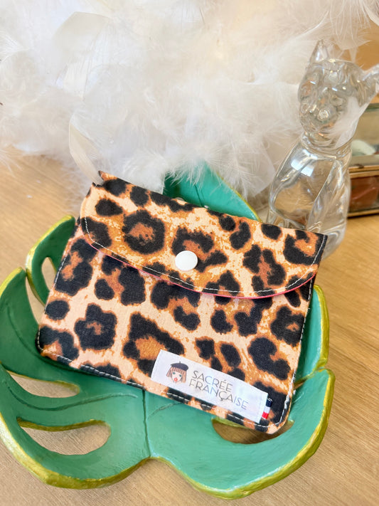 Pochette à savon imperméable panthère