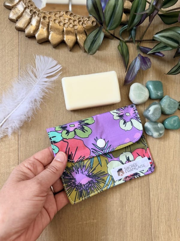Kit 10 cotons démaquillants lavables + étui + pochette savon imperméable