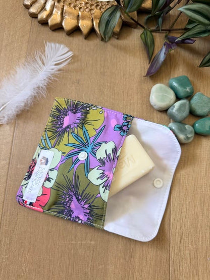 Kit 10 cotons démaquillants lavables + étui + pochette savon imperméable