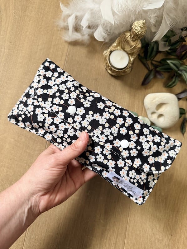 Lot de 3 Serviettes Hygiéniques Lavables Flux Abondants / Nuit, pochette L incluse