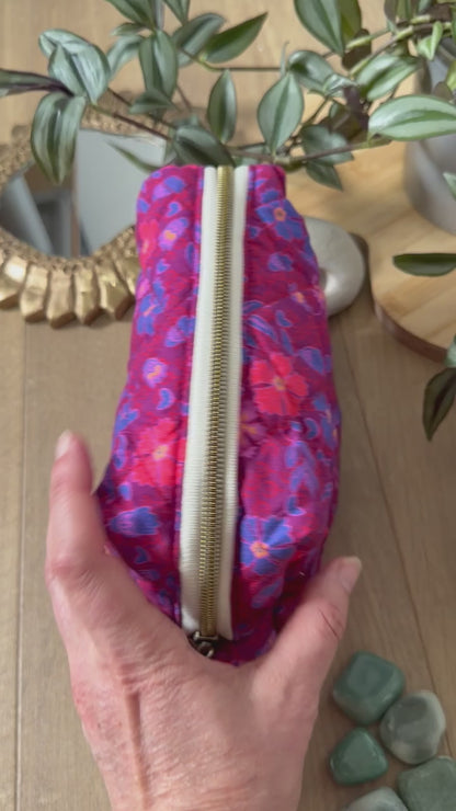 Trousse de toilette molletonnée